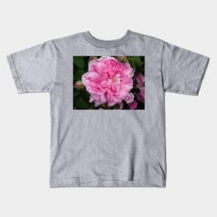 Pink Rose Photo - Vintage Kids T-Shirt